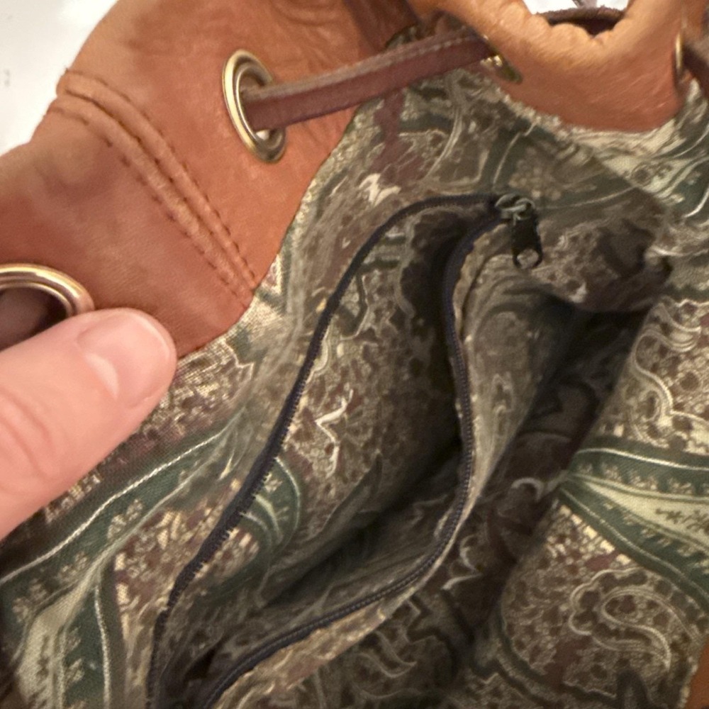 Manolo Blahnik Brown Leather Hobo Bag - Picture 9 of 16